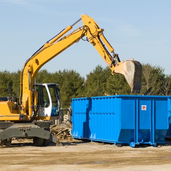 what size residential dumpster rentals are available in Kerrtown Pennsylvania